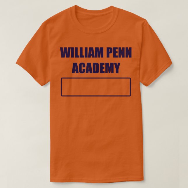 William Penn Academy Gym Class shirt (Design Front)