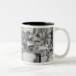 William Penn in Conference with the Colonists Two-Tone Coffee Mug