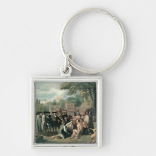 William Penn's Treaty with the Indians in Key Ring