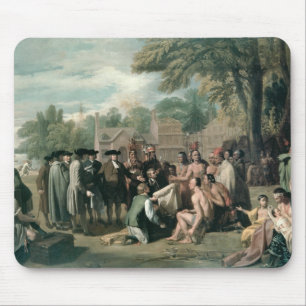 William Penn's Treaty with the Indians in Mouse Mat