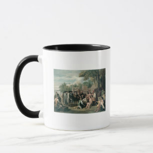 William Penn's Treaty with the Indians in Mug