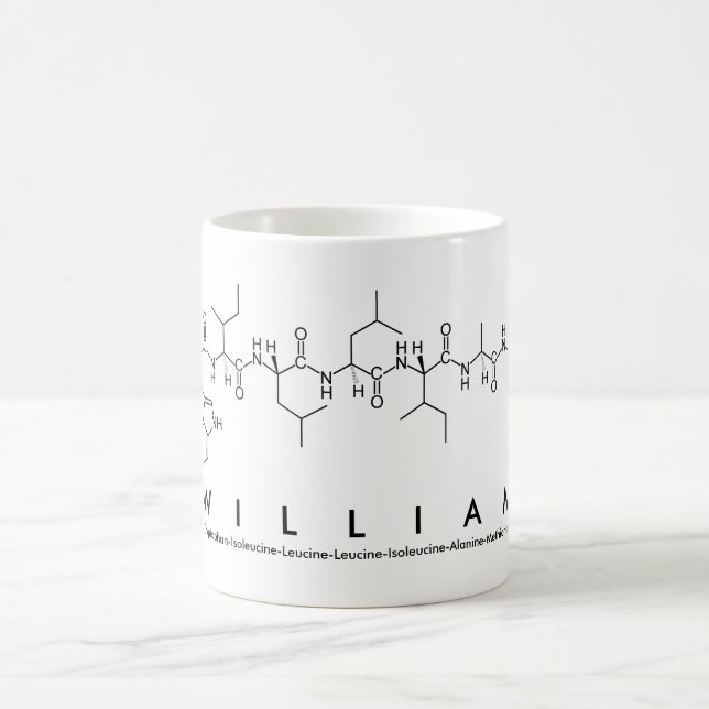 William peptide name mug (Center)