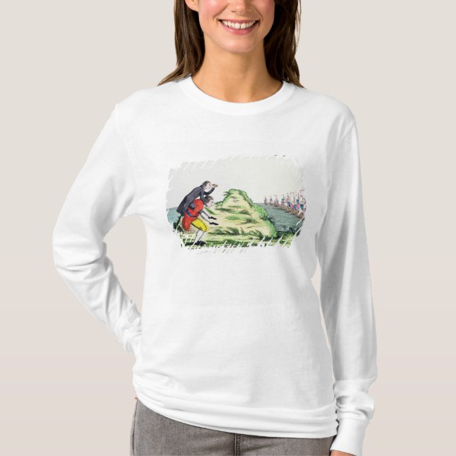William Pitt Observing the French Squadron T-Shirt (Front)