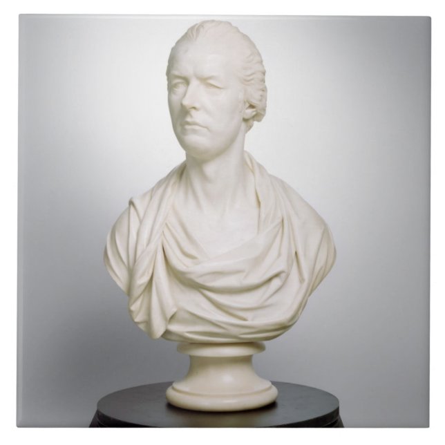 William Pitt the Younger (1759-1806) 1807 (marble) Tile (Front)