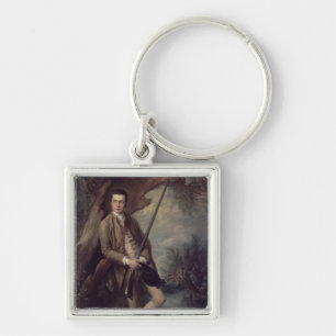 William Poyntz of Midgham and his Dog Amber Key Ring