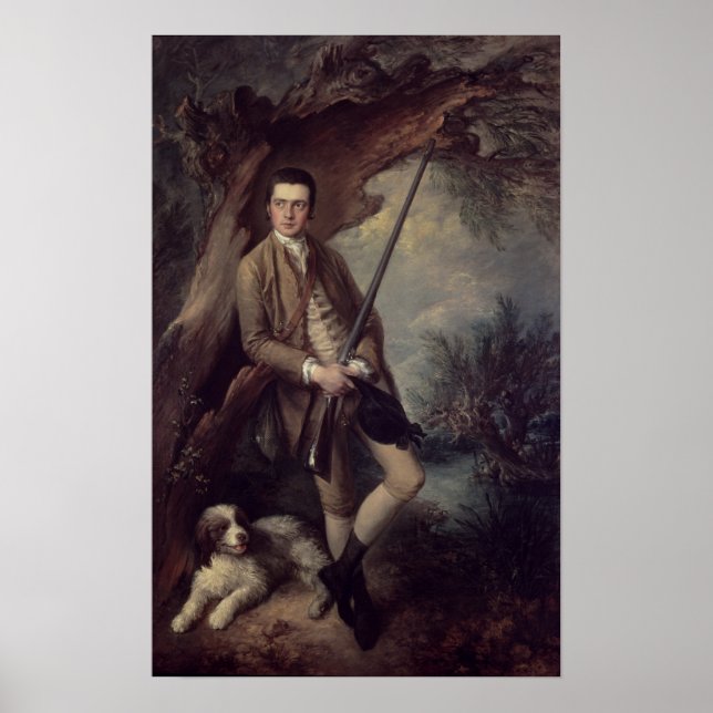 William Poyntz of Midgham and his Dog Amber Poster (Front)