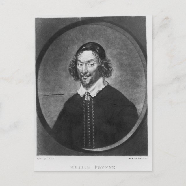 William Prynne  illustration Postcard (Front)