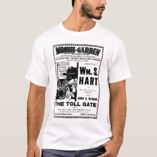 William S. Hart 1920 movie ad T-shirt