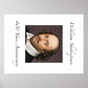 William Shakespeare 400 Years Anniversary Poster