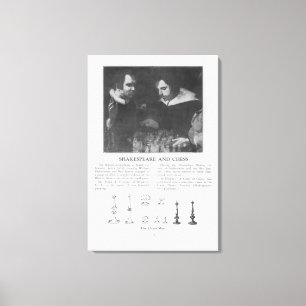 William Shakespeare and Ben Jonson Canvas Print