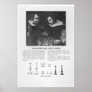 William Shakespeare  and Ben Jonson Poster
