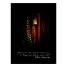 William Shakespeare Barn Lantern