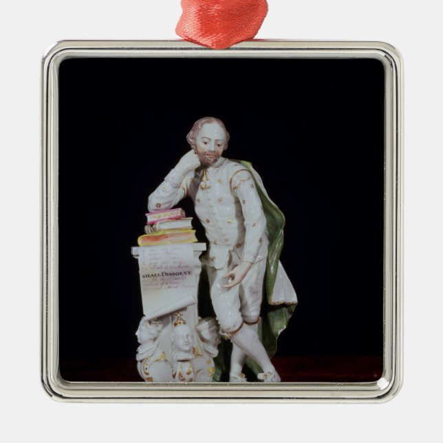 William Shakespeare, based on the monument Metal Tree Decoration (Front)