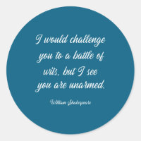 William Shakespeare Battle Of Wits English Literat