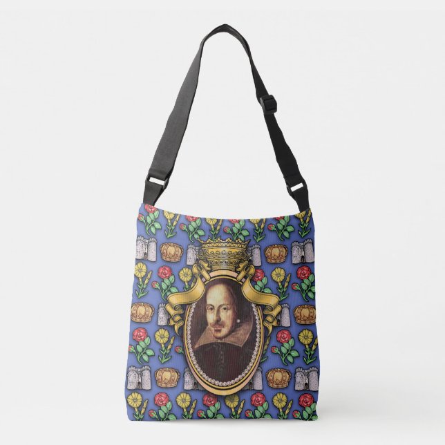 William Shakespeare Crossbody Bag (Front)