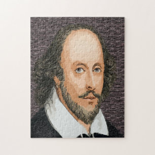 William Shakespeare Face Jigsaw Puzzle
