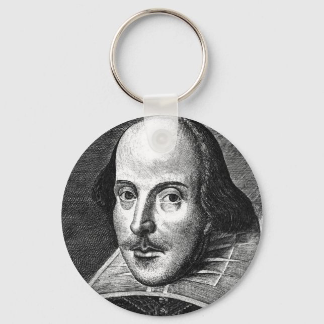 William Shakespeare Key Ring (Front)