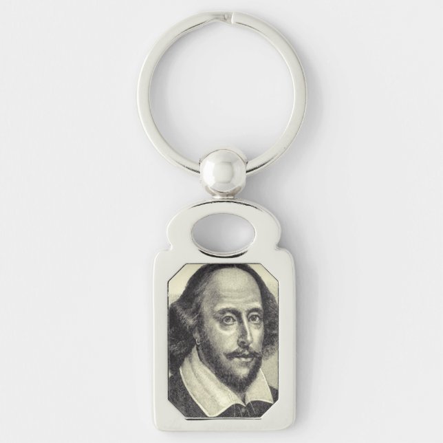 William Shakespeare Keychain (Front)