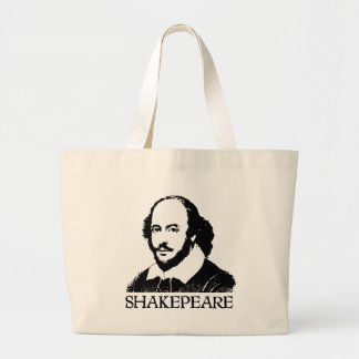 William Shakespeare Large Tote Bag