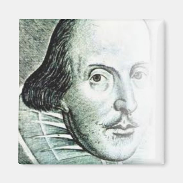 William Shakespeare Magnet (Front)
