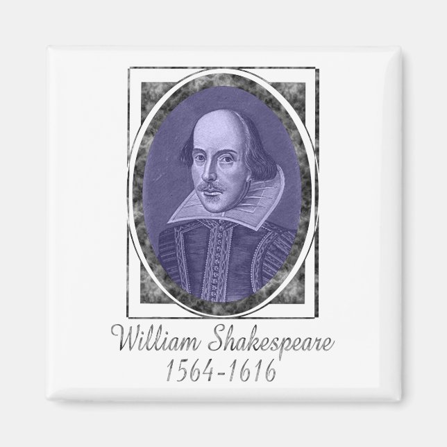 William Shakespeare Magnet (Front)