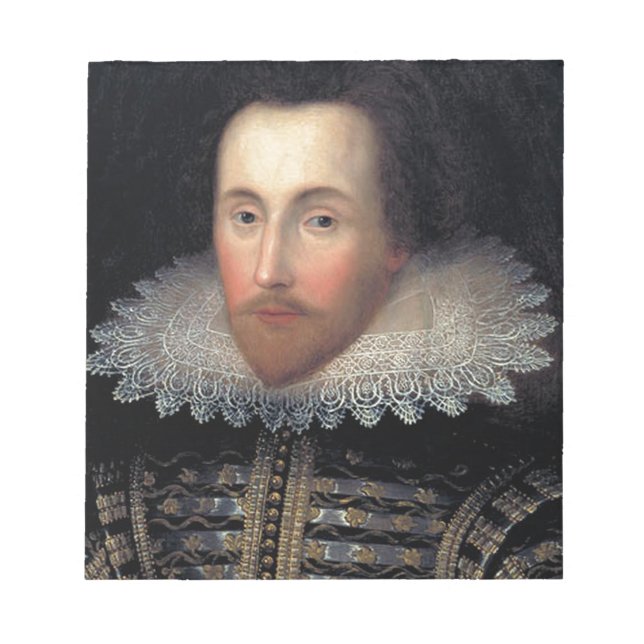 william shakespeare notepad (Front)