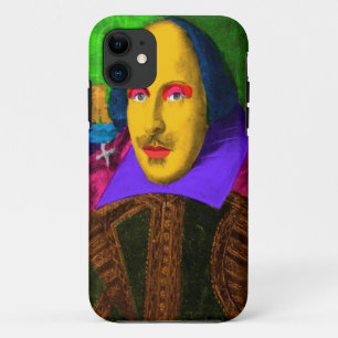 William Shakespeare Pop Art iPhone 11 Case