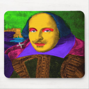 William Shakespeare Pop Art Mouse Mat