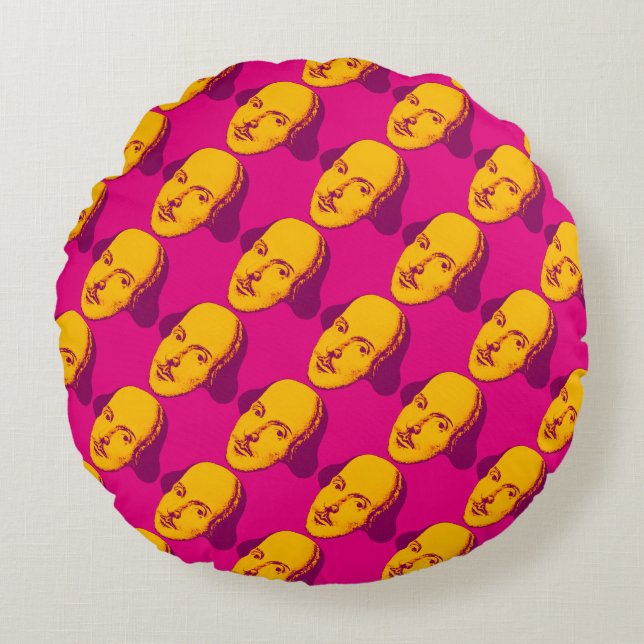 William Shakespeare Pop Art Pillow (Front)