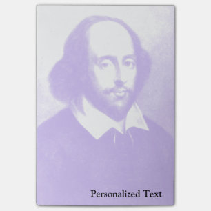 William Shakespeare Pop Art Portrait Post-it Notes