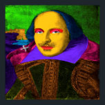 William Shakespeare Pop Art Poster<br><div class="desc">William Shakespeare (1564-1616) was an English poet, playwright, and actor,
widely regarded as the greatest writer in the English language</div>