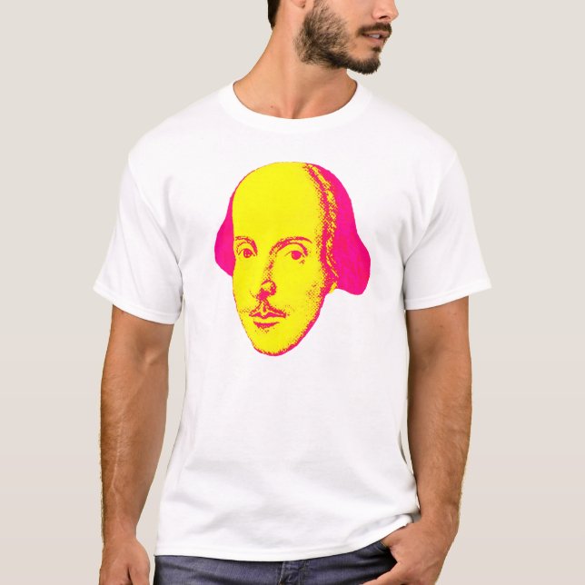 William Shakespeare Pop-Art T-Shirt (Front)