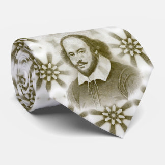 William Shakespeare Portrait and Signature Tie