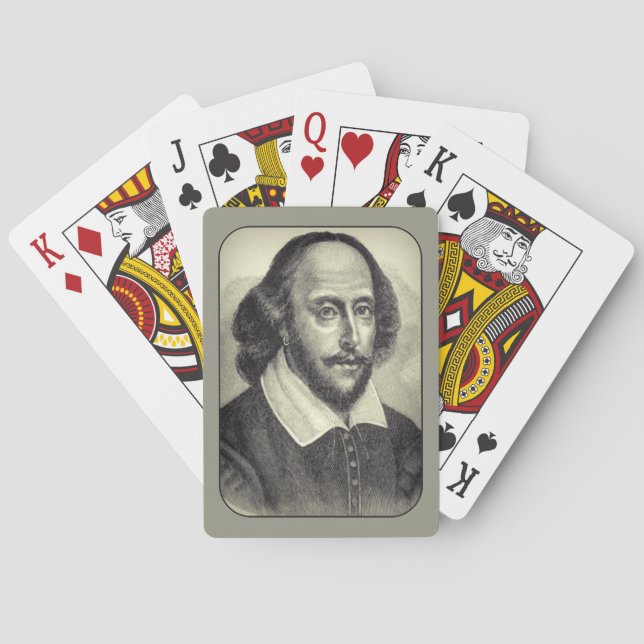 William Shakespeare Portrait Cards (Back)
