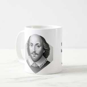 William Shakespeare portrait Hamlet illustration Coffee Mug