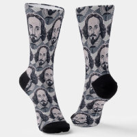 William Shakespeare portrait Hamlet illustration 