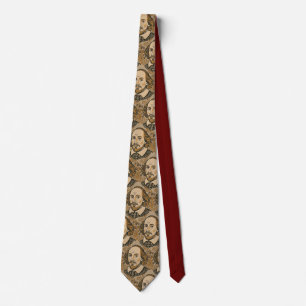 William Shakespeare portrait illustration London  Tie