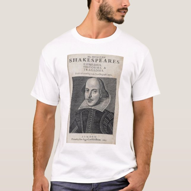 William Shakespeare Portrait T-Shirt (Front)