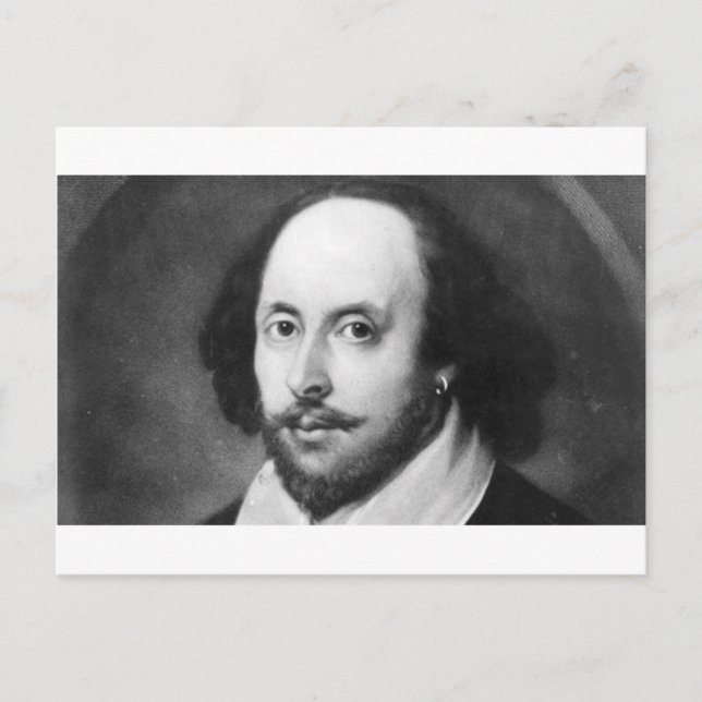William Shakespeare Postcard (Front)