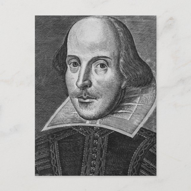 William Shakespeare Postcard (Front)