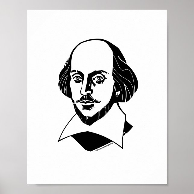 William Shakespeare Poster (Front)