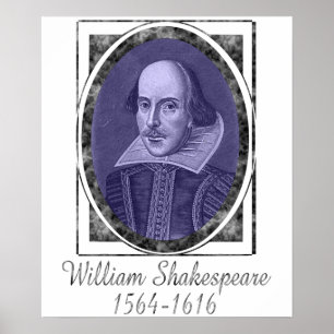 William Shakespeare Poster
