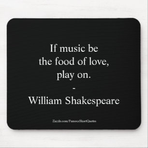 William Shakespeare Quote Love Mouse Mat