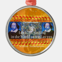 William Shakespeare Romantic LOVE Quote