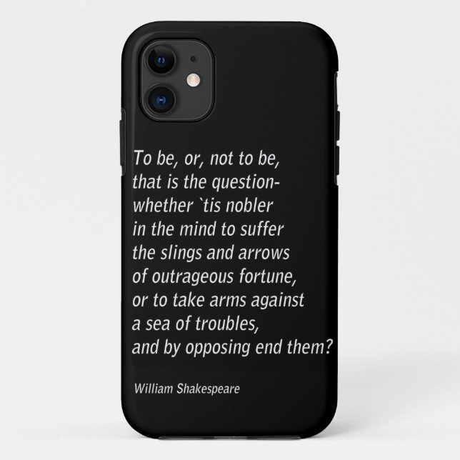 William Shakespeare`s `Hamlet` Case-Mate iPhone Case (Back)