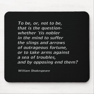 William Shakespeare`s `Hamlet` Mouse Mat