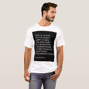 William Shakespeare`s `Hamlet` T-Shirt