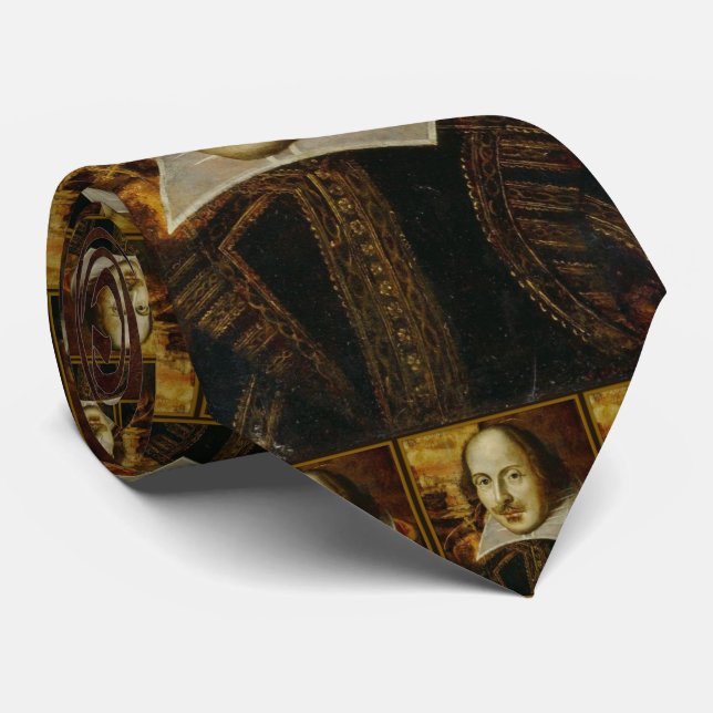 William Shakespeare Tie (Rolled)