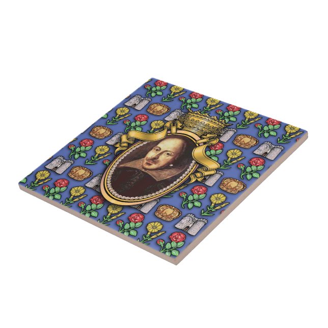 William Shakespeare Tile (Side)