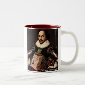 William Shakespeare Two-Tone Coffee Mug